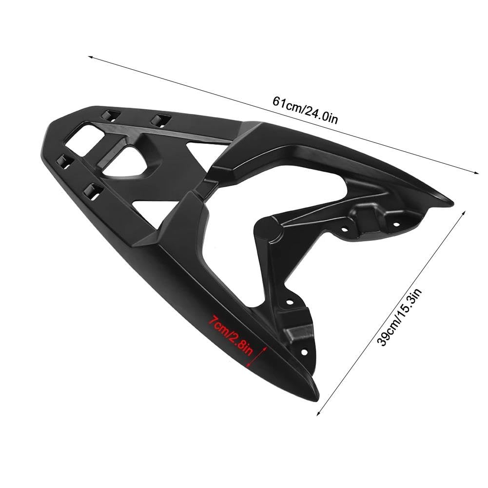 Portaequipajes Cajas Moto para Yamaha Nmax 155 2017-2019 Soporte para Equipaje Trasero De Motocicleta Estante Bastidores Contrapunto Aleación WIVAOKOLGR
