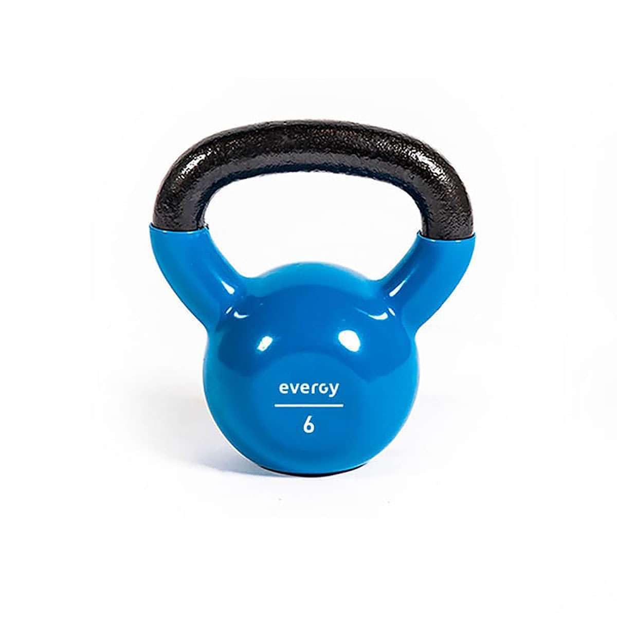 Kettlebell Studio evergy 6 KG Home. Pesa Rusa. Kettlebell Swing, Snatch, Clean,Press o Sentadilla. Pesos Fitness para Gym en casa. Kettlebells Crossfit. Pesas Rusas Gimnasio en casa.