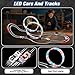 2-in-1 Slot Car Race Track Set with 4 High-Speed Cars, Electric Track, Dual Racing Game with 2 Controllers, Circular Overpass Design Featuring Flash Tracks. Toy Gift for Boys Kids Ages 4-6 6-8 8-12