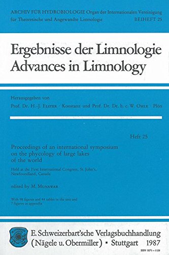 Proceedings of an International Symposium on the Phycology of Large Lakes of the World (Ergebnisse Der Limnologie/Advanc