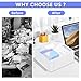 TOTiyea 30 Pack 3 Holes Binder Pocket Folders, 100 Sheets Capacity Clear Binder Pouch, Plastic Folders with Tight Closure, Folders with Pockets Side Loading, Letter Size, Clear