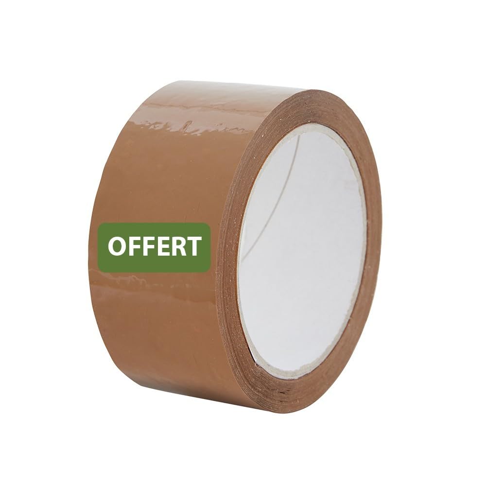 Lot de 30 cartons déménagement livres avec poignées + adhésif