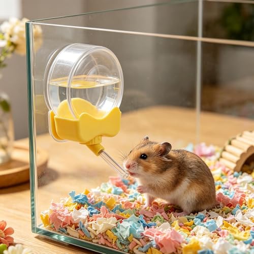 Botella para animales pequeños antigoteo que soluciona las jaulas mojadas 4