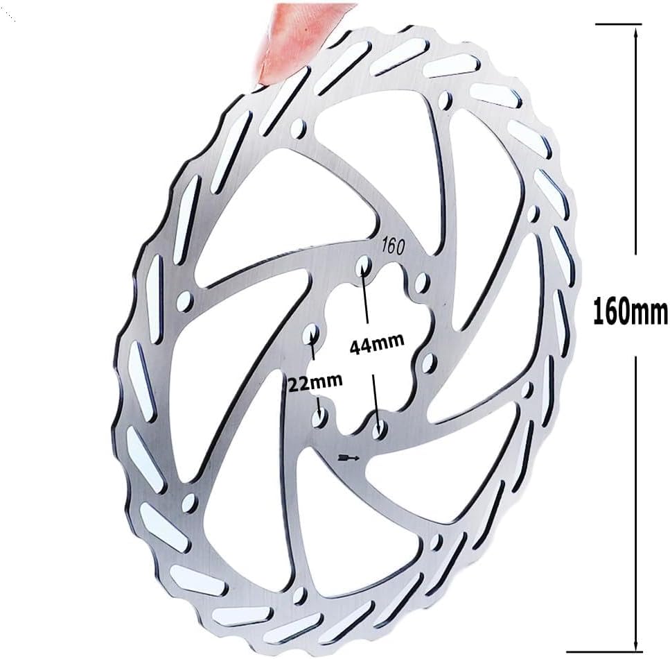 44mm Mountain Bike Disc Stainless Steel Bicycle Brake Rotor Hydraulic Disc Brakes Bicycle Use 160mm Fit For MTB Bike Parts