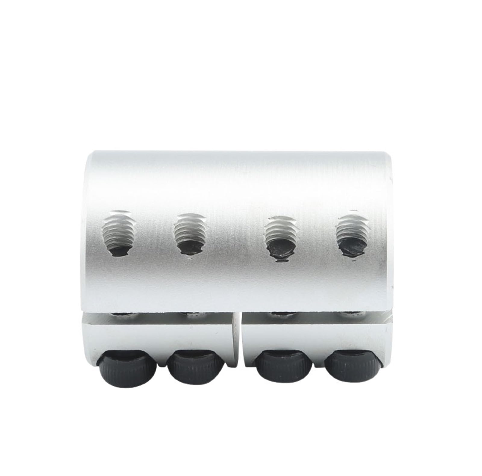 Rigid coupling,Stainless steel rigid coupling 1pcs L40D25 L40D32 Rigid Shaft Motor Coupling Aluminum Accessories CNC Router(L40D25 6.35 8)