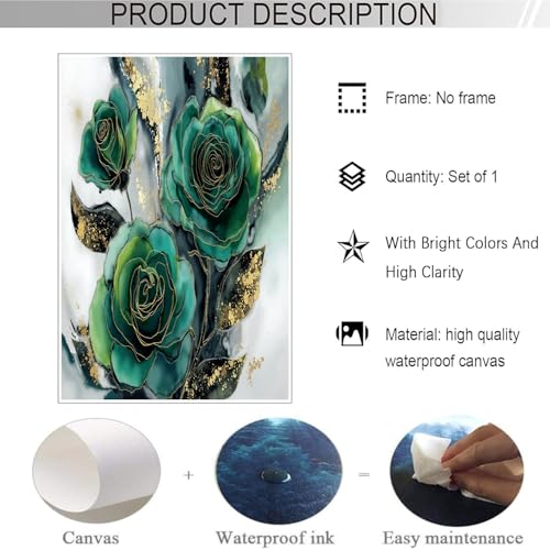 Cuadros de decoración para dormitorios grandes que transforman tu salón en un oasis floral 7