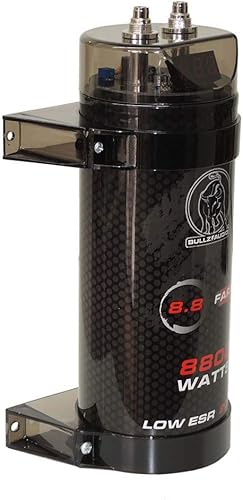 Audiopipe BCAP8.8 Bullz Audio 8,8 Condensador de Farad con Pantalla Digital de Voltaje