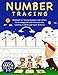 Number Tracing: Notebook for Tracing Numbers and Letters for Kindergarten and Preschool Kids Learning to Write and Count (8.5x11) - Simple Math for Kids 3-5