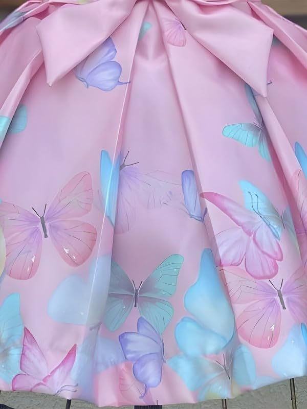 Image of Niren Enterprise Multipatteren Baby Girl's Knee Length Frocks with Digital Prints