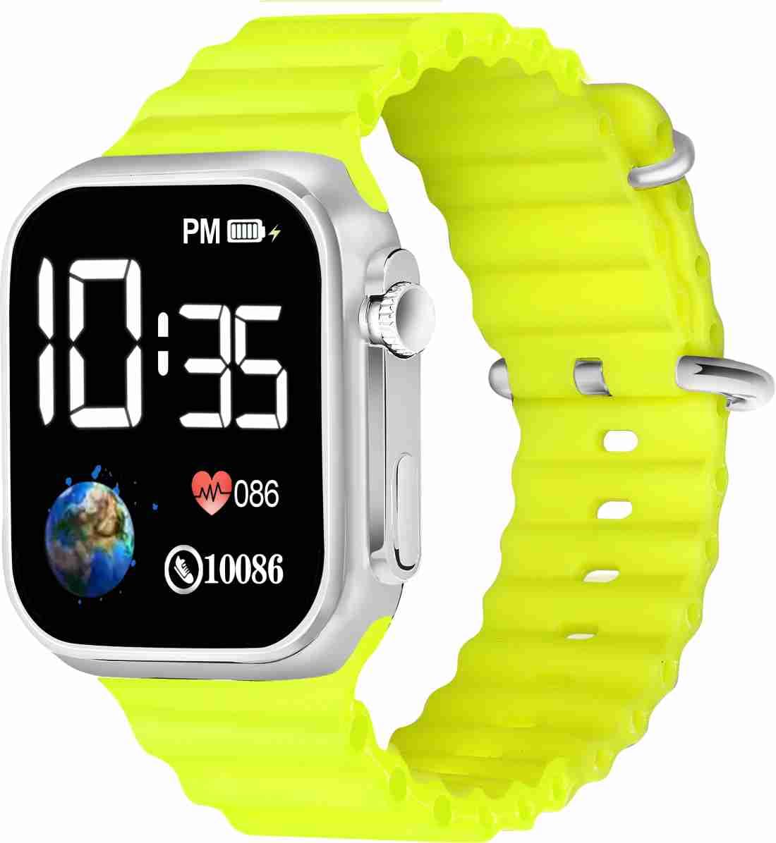 Digital Earth Ultra Look Multi Logo Green Unisex Watch (B0CK4KTGQD) Amazon Price History, Amazon Price Tracker
