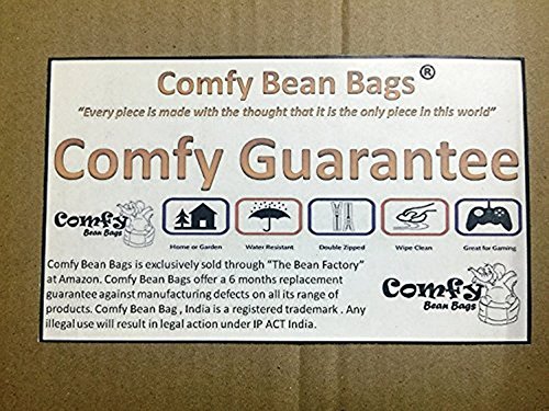 Image of ComfyBean BiggieBean Bags Printed XXXL Bean Bag Without Fillers Cover (Multi-Color)