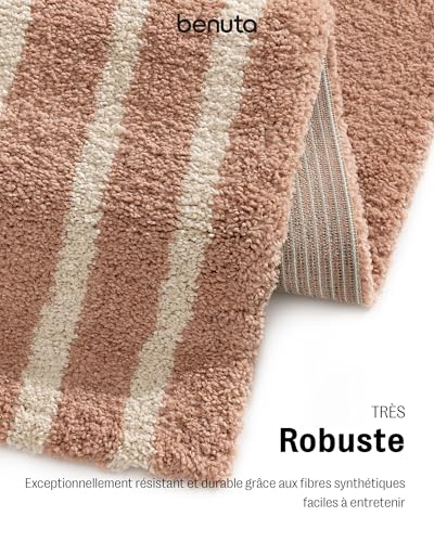 Tapis rose rectangulaire Lytte | Créez un cocon doux pour votre enfant