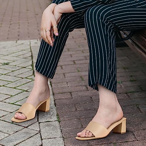Sandales à talons carrés PIZZ ANNU bout ouvert taille 38