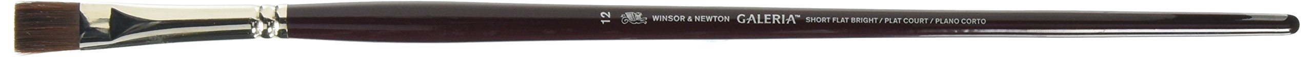 Winsor & Newton Winsor And Newton Galeria Flat Short Handle Brush - No. 12