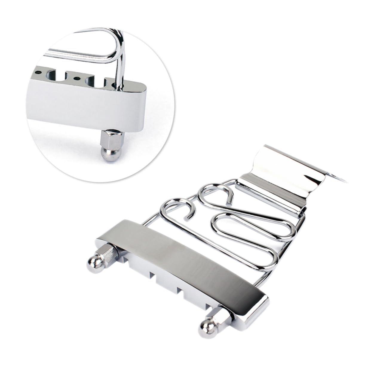 OFFSCH Ga421 Bass Guitar Tailpiece 4-string Tailpiece Archtop Guitar Bridge Accessory