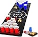 Faburo Tappeto da Gioco per Bere Birra-Pong Beer-Pong (1.8 x 0.6 m), Beer Pong Tazze, Beer Pong Party Set Gioco di Birra Carta, Palla da Ping-Pong Festa Tazza Bicchieri Gioco alcolico per Adulti Festa