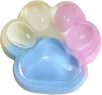 Big Taba Squishy Cat Paw, 5 in Large Paw Squeeze Toy for Stress Relief and Relax, Sticky Squishies Fidget Toys for Party Favors Novelty Things Birthday Gift 3inch-1pc