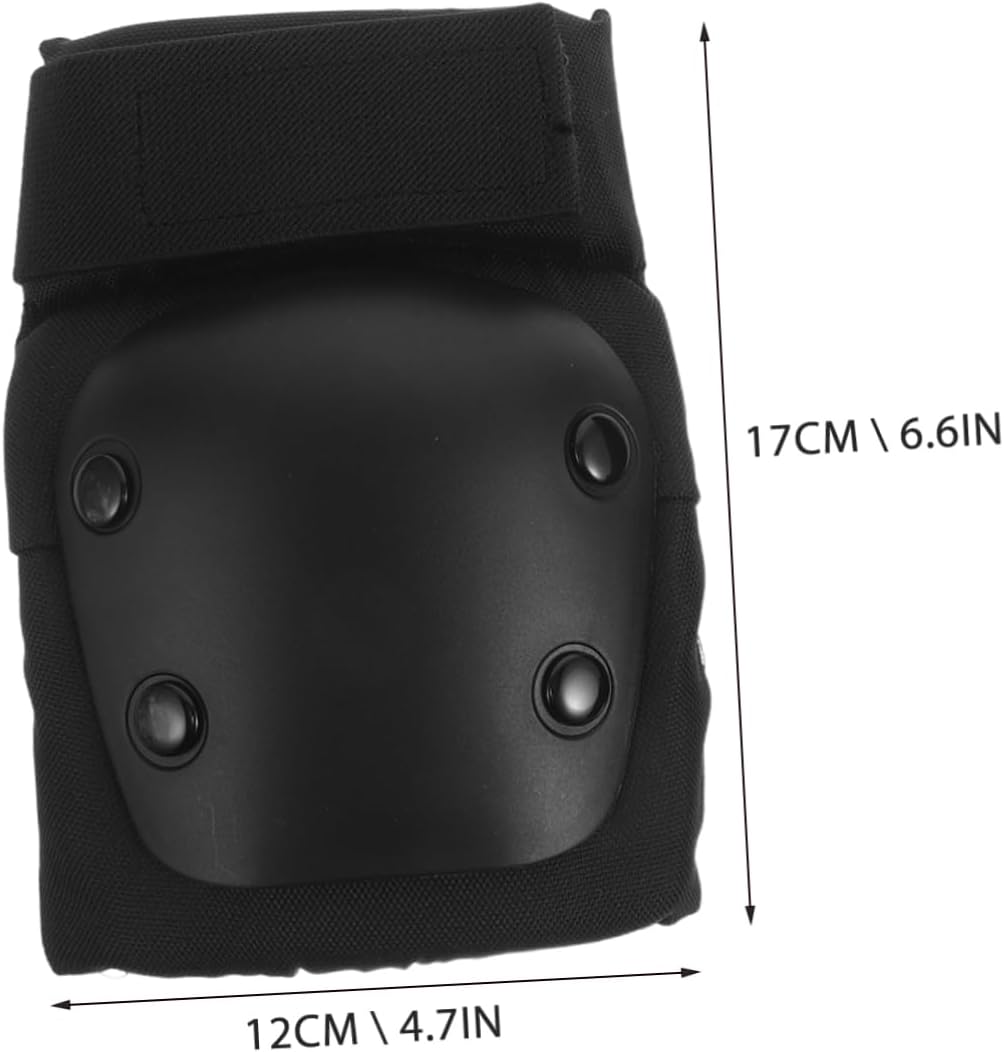 1 Pair Elbow Protectors for Protective Gear for Skateboarding Roller Skating Balance Biking and Outdoor Sports Lightweight and Versatile Safety Pads Black