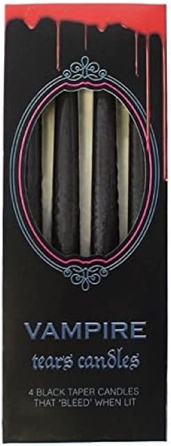 Jones Home &Gift Candles, Wax, Black, 2.5 x 9.5 x 25.5 cm