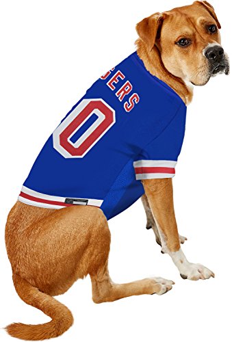 Image of NHL New York Rangers Jersey for Dogs & Cats, Small. - Let Your Pet Be A Real NHL Fan!