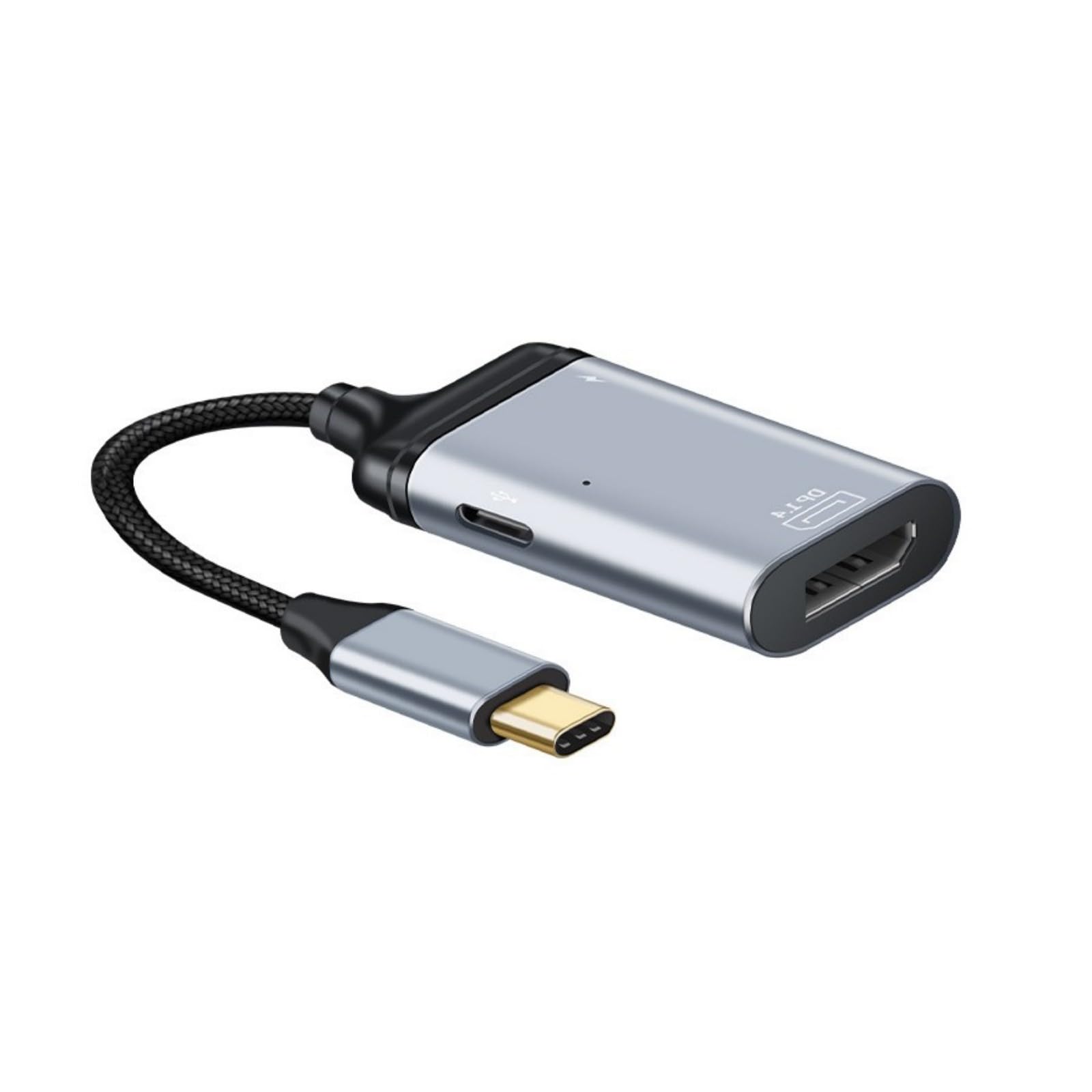 MOMOJIA Durability USB C to VGA Adapter Aluminum USB C to 4K HDTV Adapter with Seamlessly Connectivities Enhances Compatibility