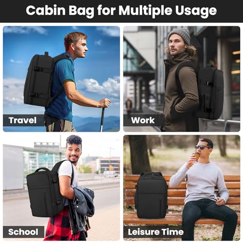 Sac Cabine Ryanair 40X30X20 : OTAHGK Bagage Cabine 40 x 30 x 20 pour Ryanair, Sac à Dos de Voya... – Image 7