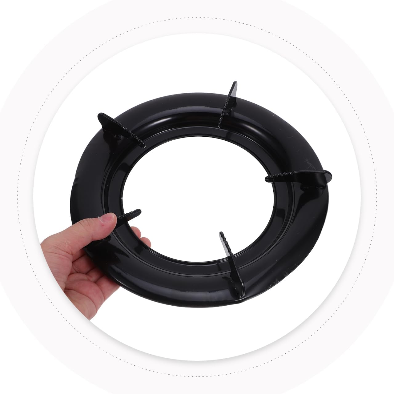 DOITOOL Replaceable Wok Rings 3Pcs Set - 9 Inch Round Non-Slip Gas Stove Wok Support Racks for Kitchen Cooking Safety
