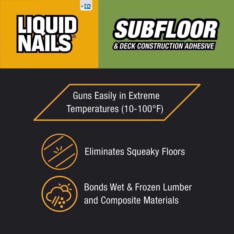 Liquid Nails LN-602 adhesivo 10 oz miniatura 6