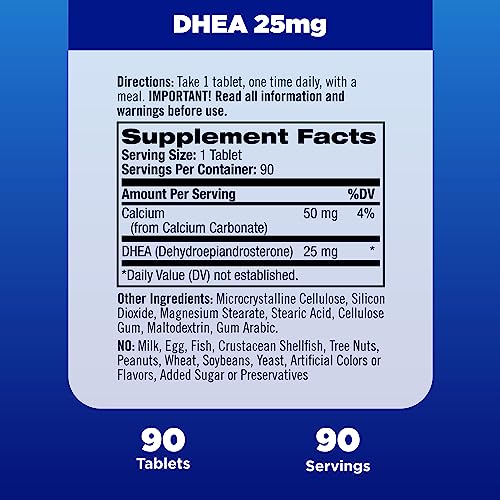 Natrol Dhea 25Mg Tablets, 90-Count #TOP1