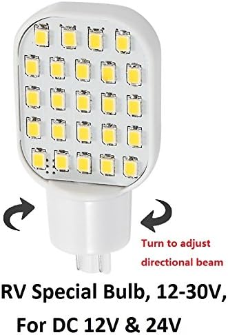 Gold Stars 92111805 Natural White Replacement LED Bulb (921 Base 250 LUM 12 or 24v)