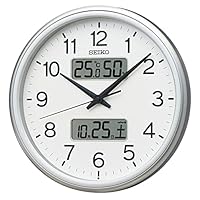 ⭐︎新品未使用 セイコー SEIKO 掛け時計 電波 温湿度 茶メタ KX275B ⭐︎新品未使用 セイコー SEIKO 掛け時計 電波 温湿度 茶メタ