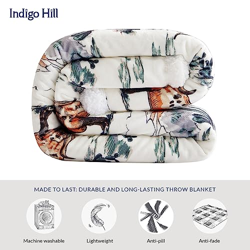 Image of Indigo Hill by HiEnd Accents Ranch Life 54x68 Western Throw Blanket