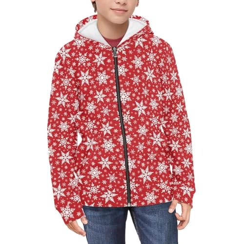 Kids Zip Up Hoodies Casual Long Sleeve Hooded Sweatshirts Girl & Boys Soft Zipper Jackets with Pockets for Fall3