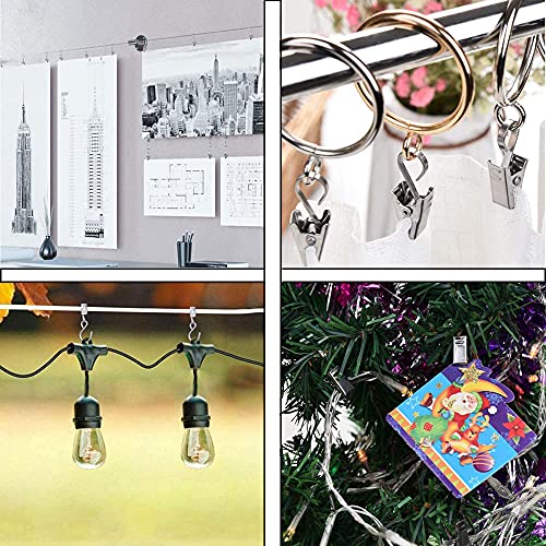 20 Pezzi Clip per Tende, Gancio per Tende in