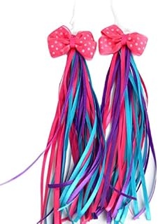 HugeDE Kids' Bicycle Bike Bowknot Streamers Scooter Handlebar Tassel Streamers for Boys Girls