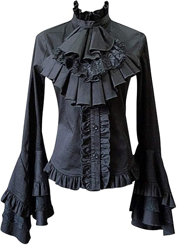 Amazon Co Jp Btkakan ブラウス ゴスロリ レディース レースシャツ 長袖 ジャボ付き ヨーロッパ宮廷風 洋服 腰を締める 着瘦せ ゴシック ロリータ インナーシャツ ベルスリーブ コスプレ衣装 仮装 ホビー Amazon Co Jp Btkakan ブラウス ゴスロリ レディース レースシャツ 長袖 ジャボ付き ヨーロッパ宮廷風 洋服 腰を締める 着瘦せ ゴシック ロリータ インナーシャツ ベルスリーブ コスプレ衣装 仮装 ホビー