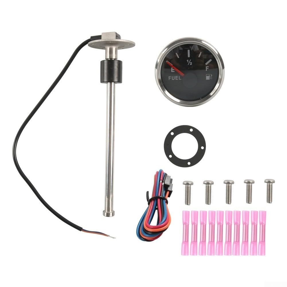 52 mm Kit indicatore carburante 200 mm sensore in acciaio inox