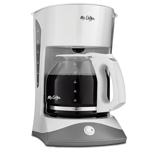 Mr. Coffee 12-Cup Manual Coffee Maker, White