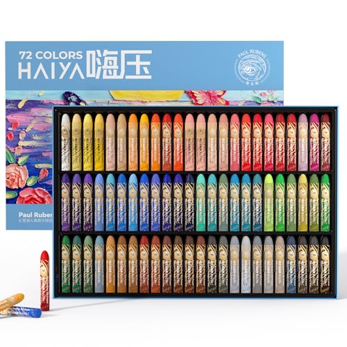 Paul Rubens Lot de 72 pastels à l'huile - Couleurs pastel douces et non toxiques - Pour artistes, étudiants et pour croquis, décoration (nouveau paquet) Paul Rubens Lot de 72 pastels à l'huile - Couleurs pastel douces et non toxiques - Pour artistes, étudiants et pour croquis, décoration (nouveau paquet)