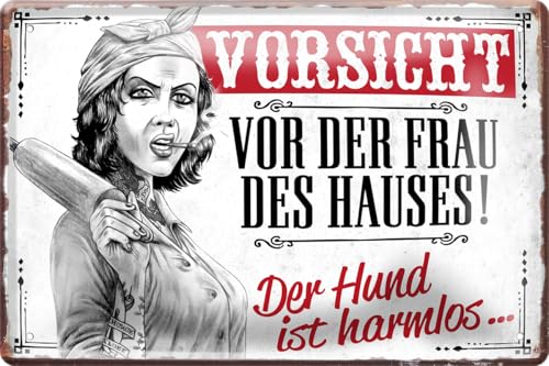 schilderkreis24 Blechschilder Kollektion 20x30cm – Lustige Sprüche für...