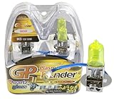 GP Thunder H3 3500K JDM Hyper Golden Yellow Light Bulbs for Fog Light -High Beam - Low Beam