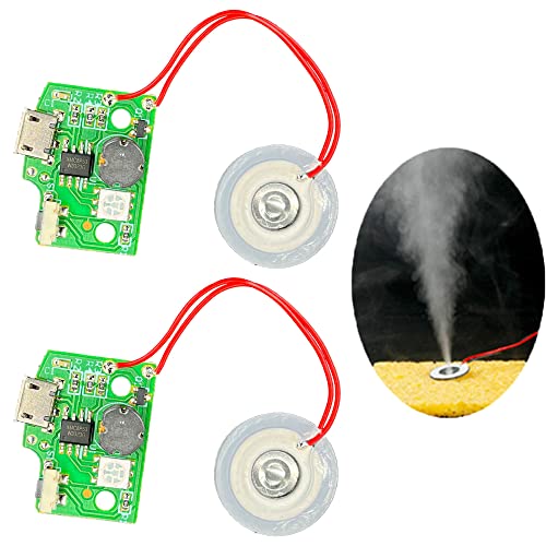 2 Pack Atomization Disc mist maker Ultrasonic Atomization Module Ultrasonic fogger DIY Humidifier...