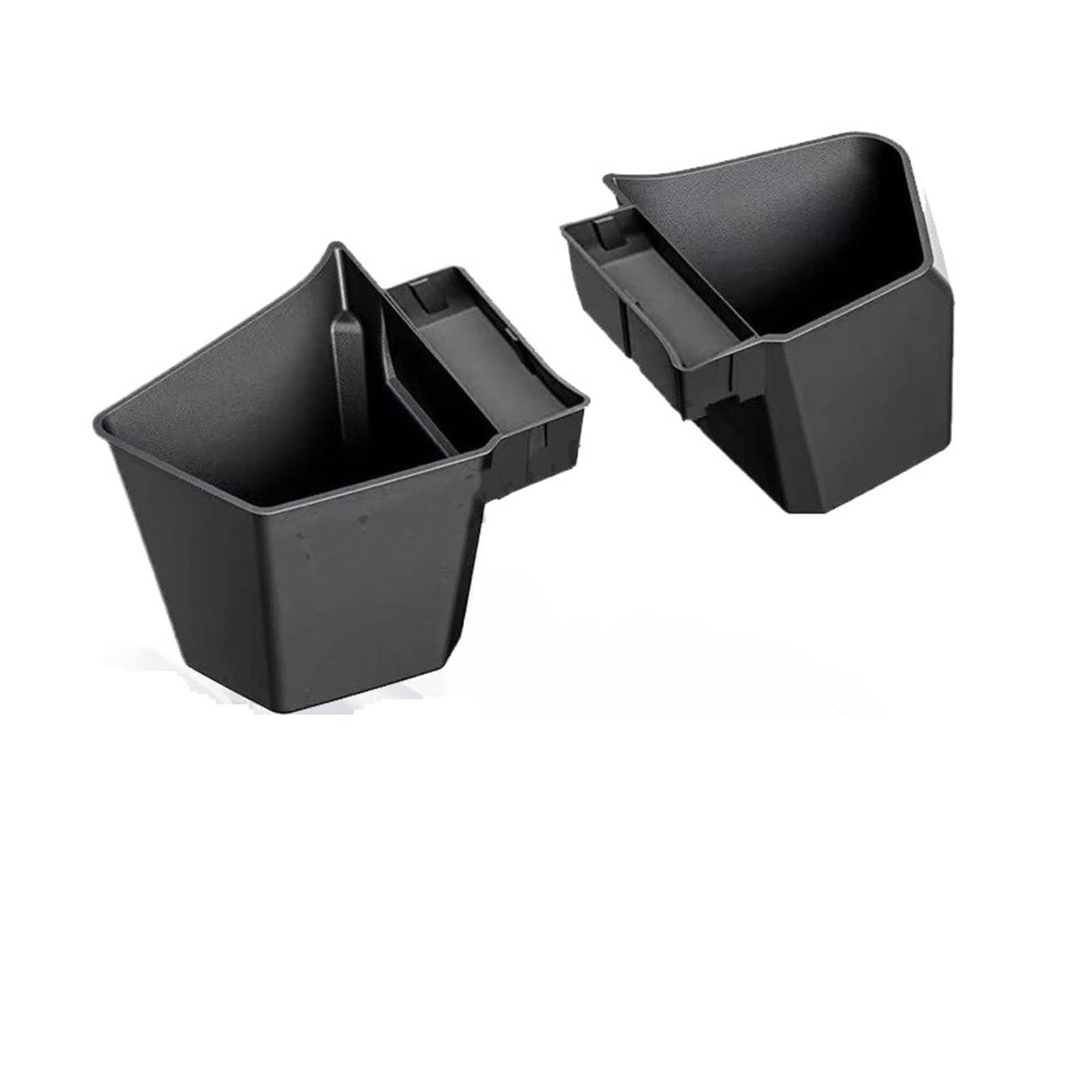 Lhdktee Cargo Cover For Tesla For Model Y For Juniper 2025 Trunk Organizer Side Storage Box Boot Organizer Flocked TPE Mat Anti-dirty Rear Trunk Parcel Shelf(Bucket only)
