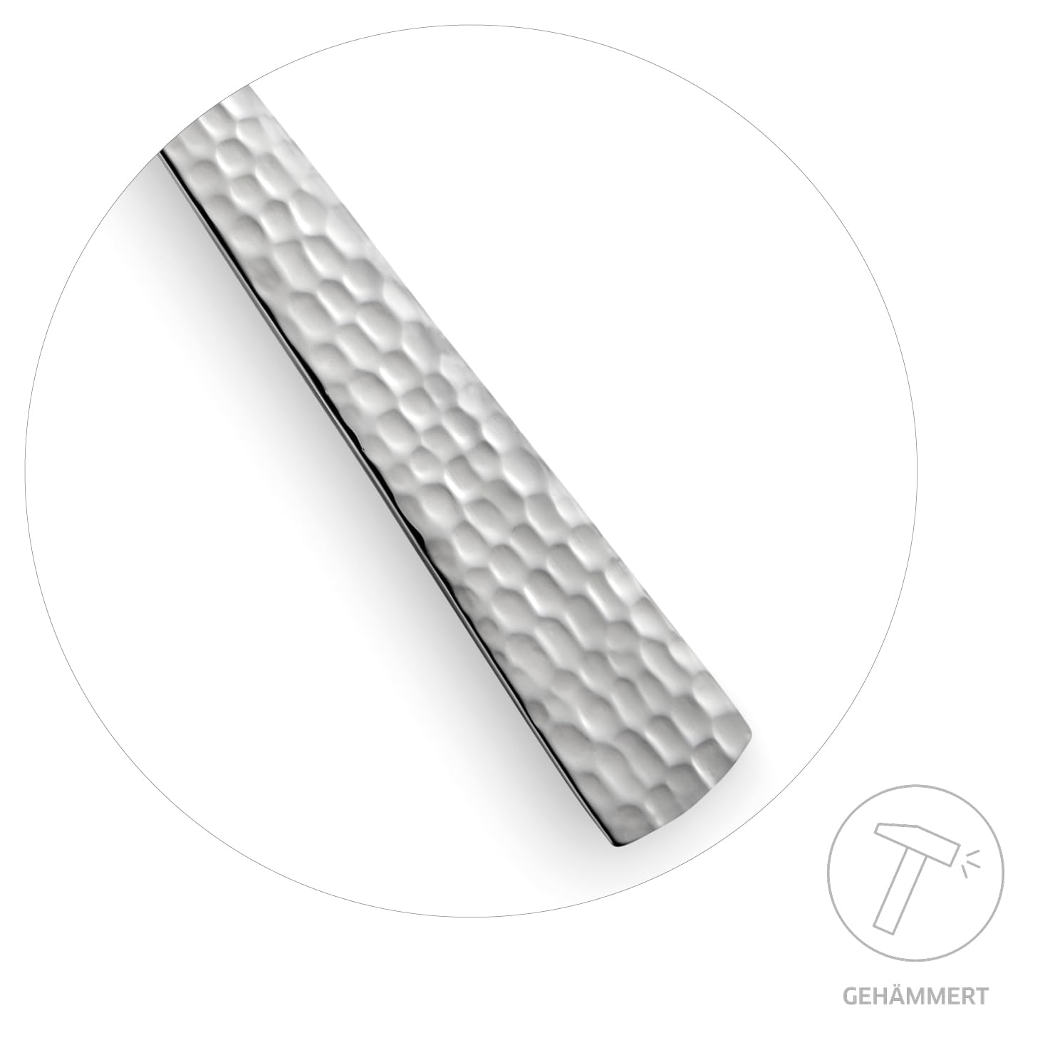 Amefa FELICITY Set di posate in acciaio inox martellato 30 pezzi