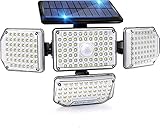 morpilot led light ☀【Luz Solar con Sensor de Movimiento 】3 modos ajustables, las luces del detector de movimiento solar morpilot se activan rápidamente una vez que detectan cualquier movimiento de humanos, automóviles o animales en la noche; mientras que las luces de movimiento de energía solar al aire libre se cargarán automáticamente bajo la intensa luz del sol durante el día.