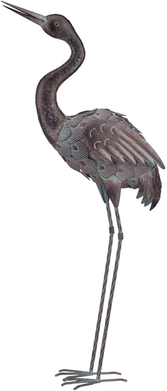 Regal Art &Gift up Bronze Crane Standing Art, 37-Inch
