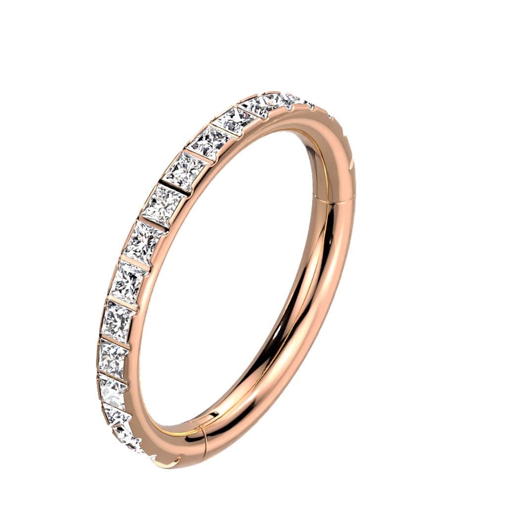 Anneaux Septum Et Cartilage OUFER - Acier Inoxydable 316L Avec Cristaux CZ