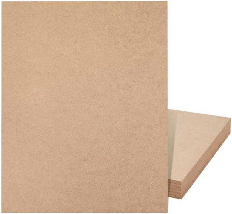 BPA® 3 Pieces, 3Mm Mdf Diy Rectangular 40 X 60 Cm Brown