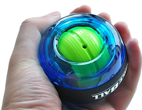 Wincspace Wincspace Wrist Trainer Power Arm Strengthener Essential Gyroscopic Wrist and Forearm Exerciser Ball (Red)