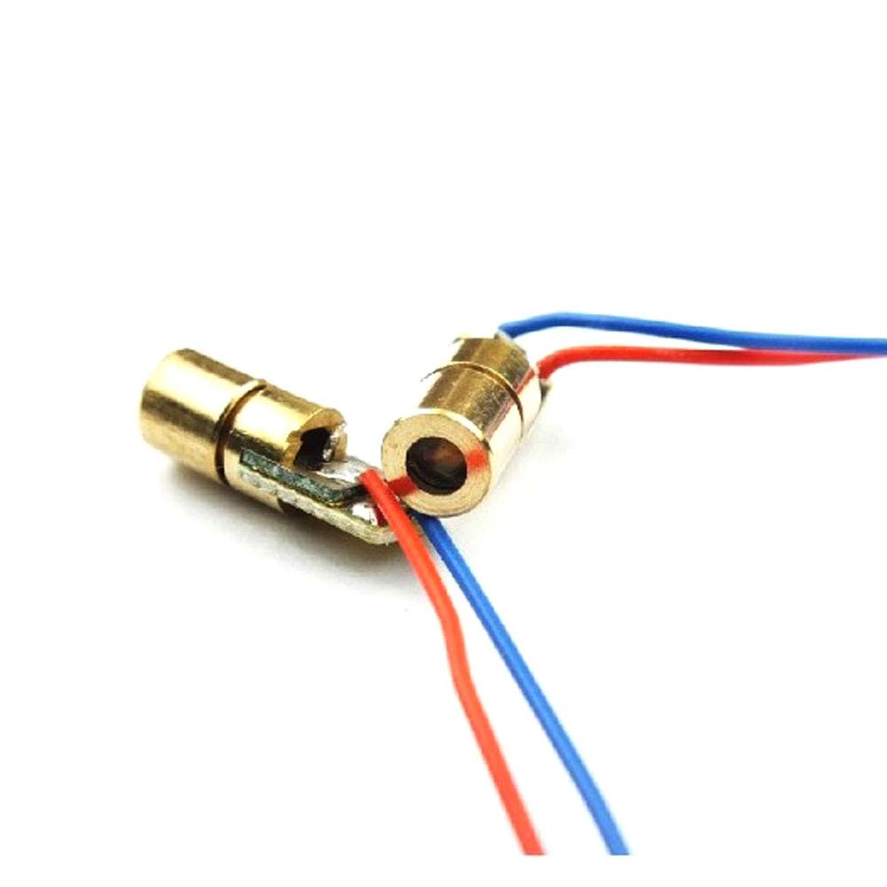 Red Laser Diode Laser Tube 5V 650nm 5mW Pack of 2 Red Dot Laser Head with Leads Head Outer Diameter 6mm 2pcs (B08KLCLNJH) Amazon Price History, Amazon Price Tracker